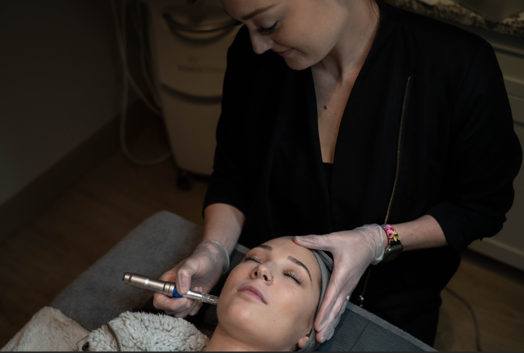 learn microneedling at the Institute of Modern Beauty